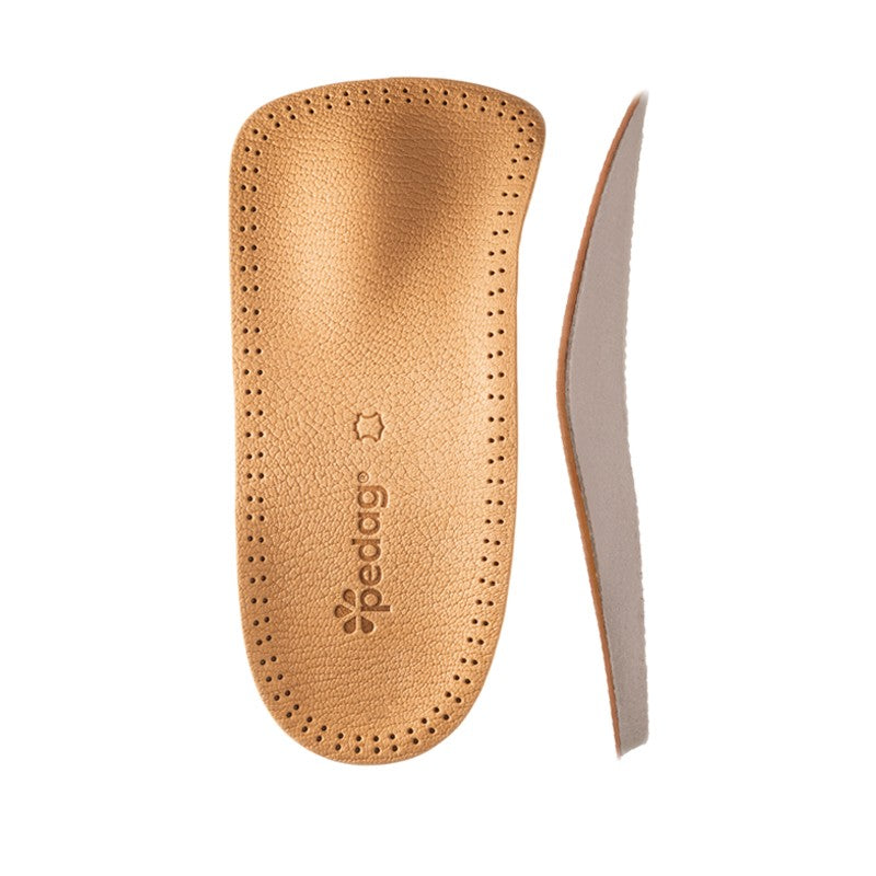 Relax insole in leather with pad for narrow shoes