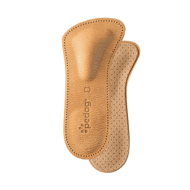 Comfort insole with pad for sunken forefoot arch and hallux valgus
