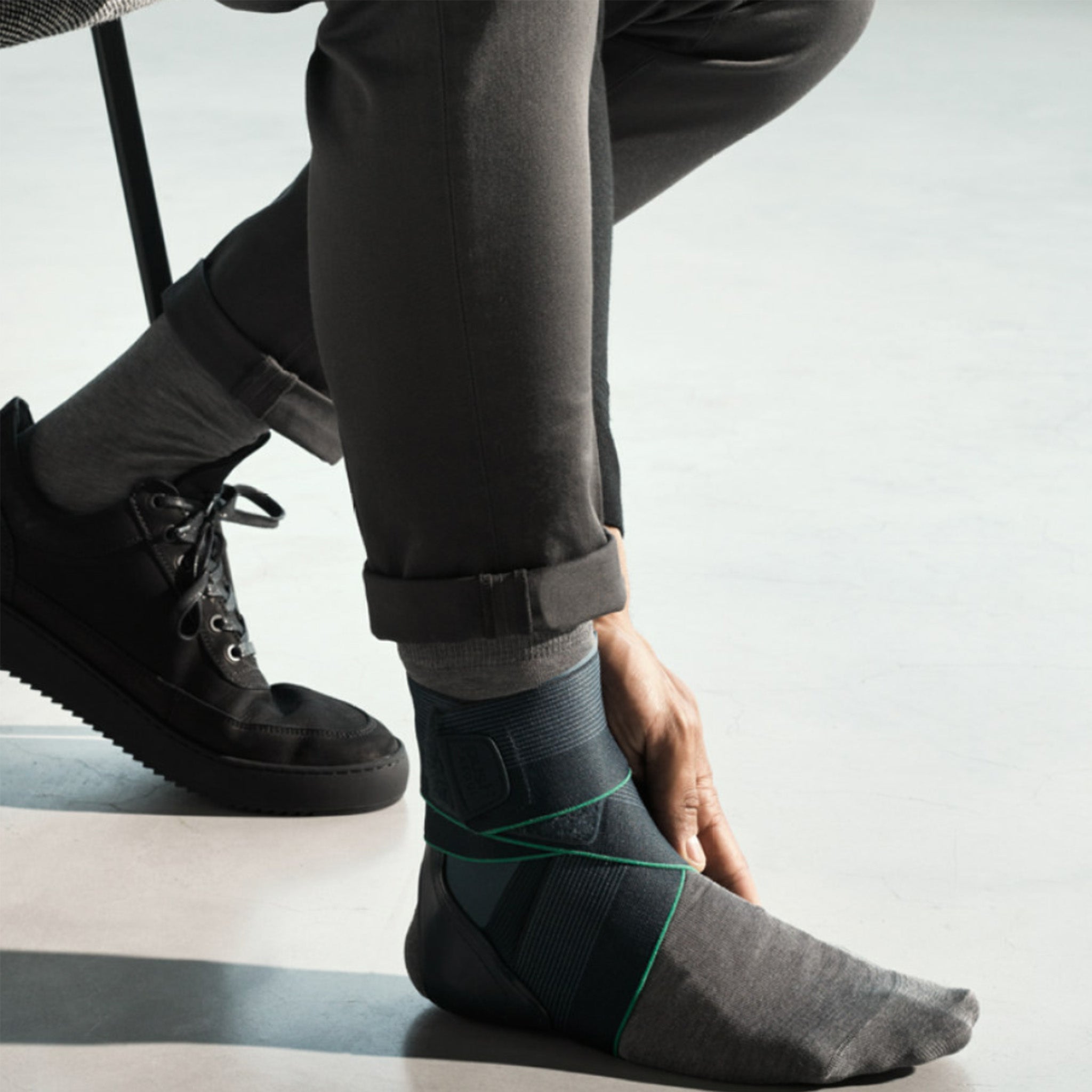 Aequi Flex ankle support for unstable ankles during sports and exercise