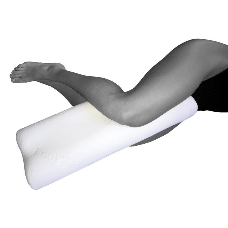 KneeRest knee pillow for nighttime support of the foot, knee and hip