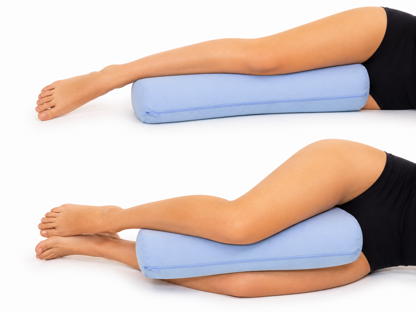 KneeRest Knee Pillow with Pillowcase for Nighttime Knee, Hip, and Foot Support