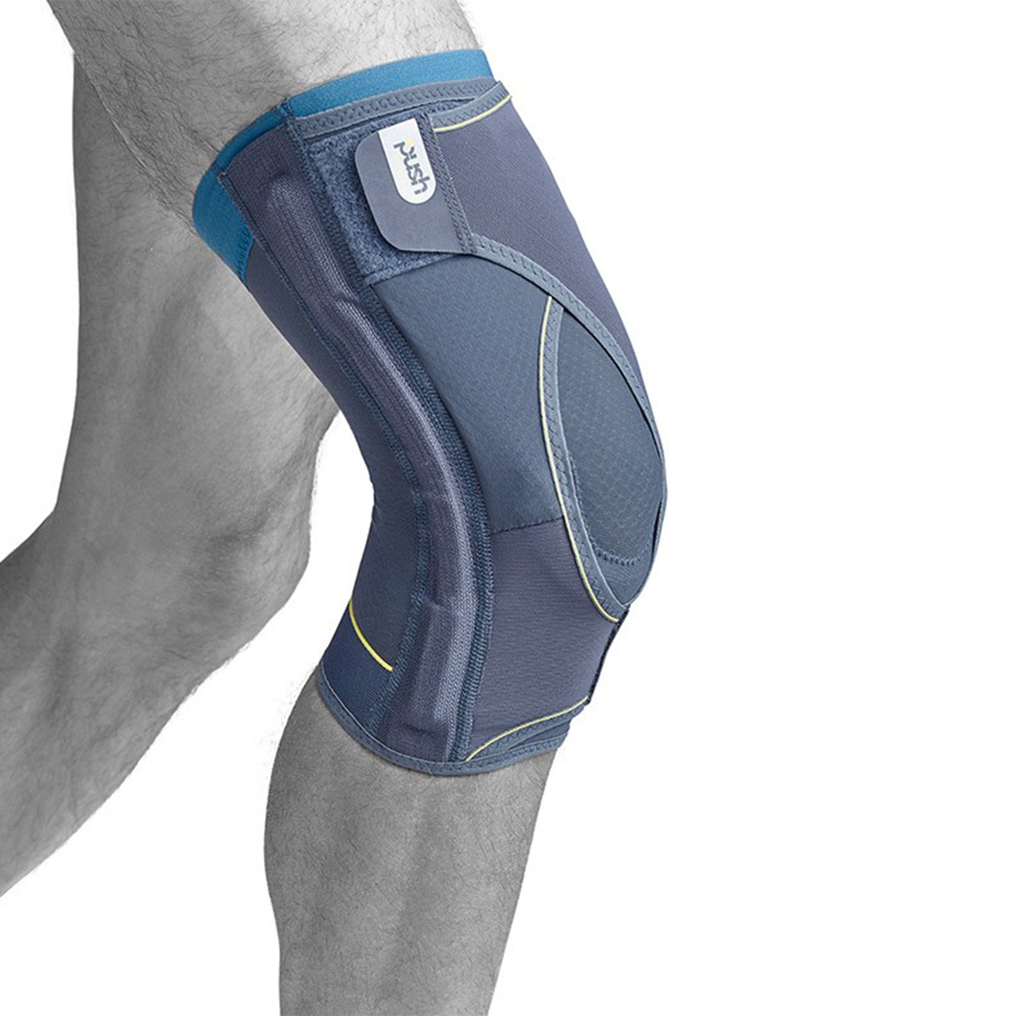 Push Sports knee brace with slatted rails and ultra-thin material