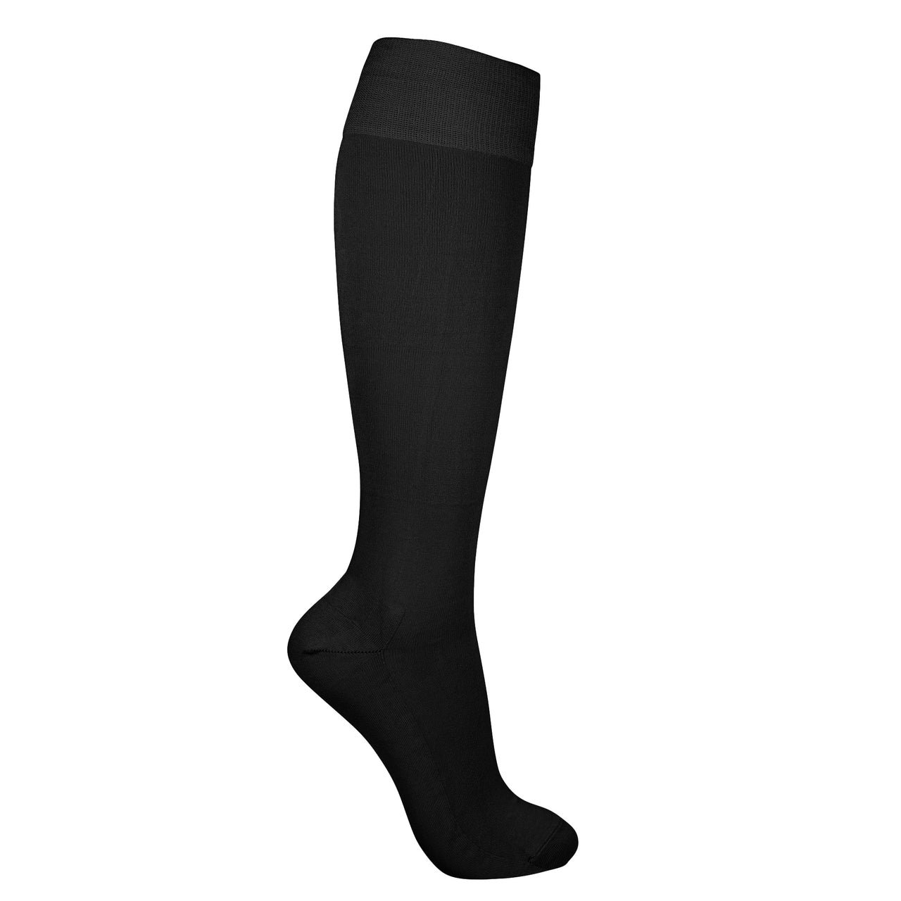 Support stockings bamboo black 16–18 mmHg for tired and swollen legs