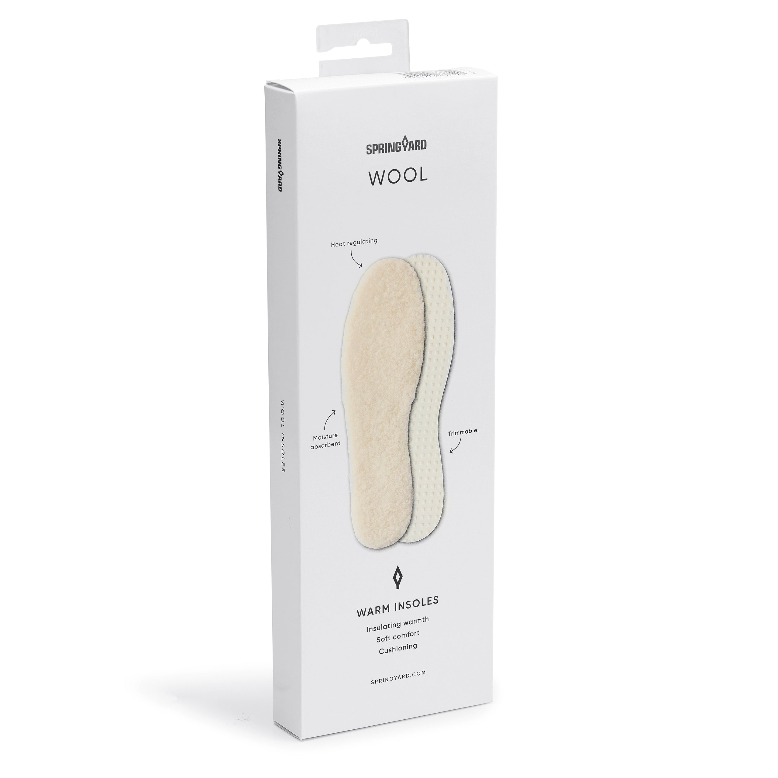 Heat-regulating wool insoles 3-pack