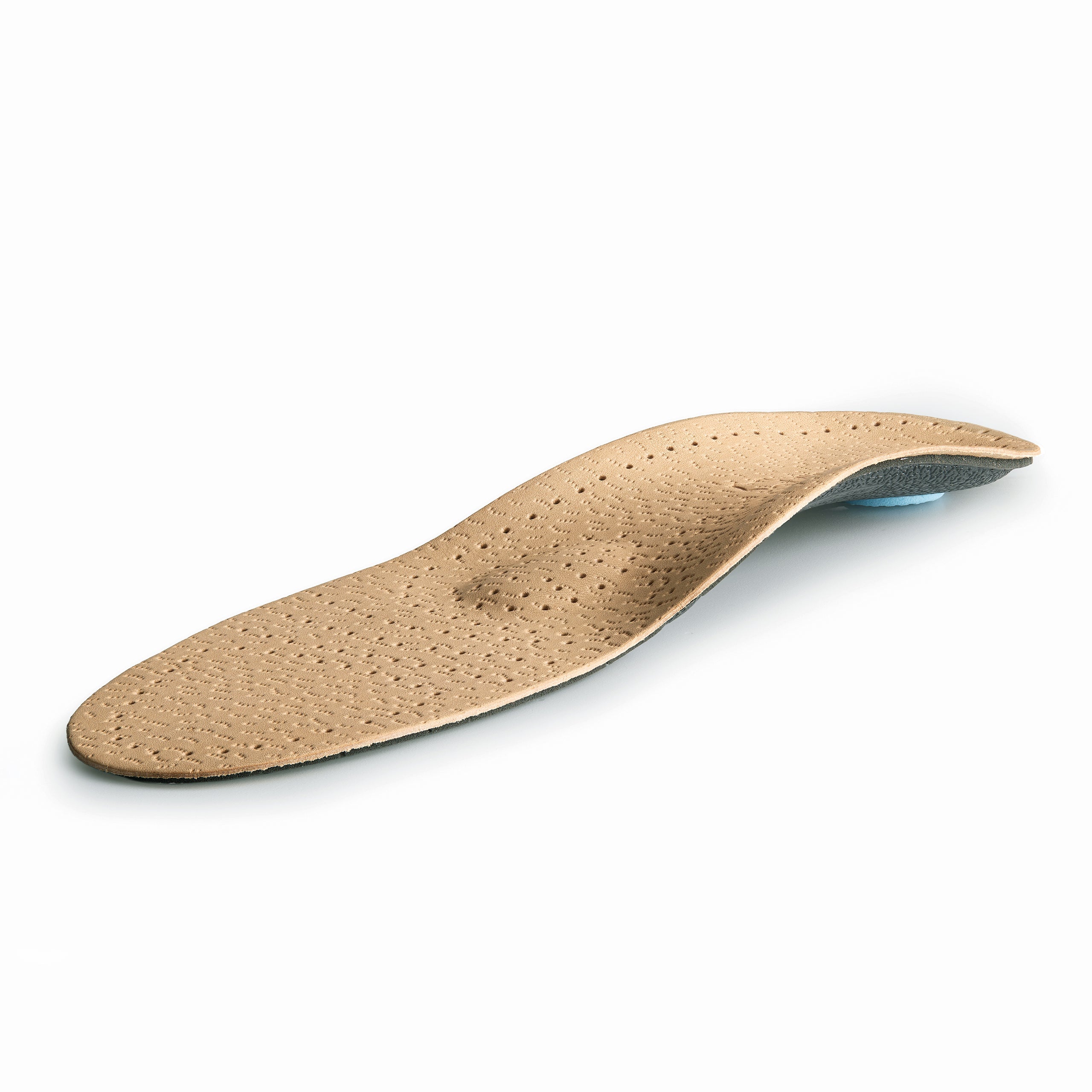 Leather insole with arch and forefoot support 3-pack