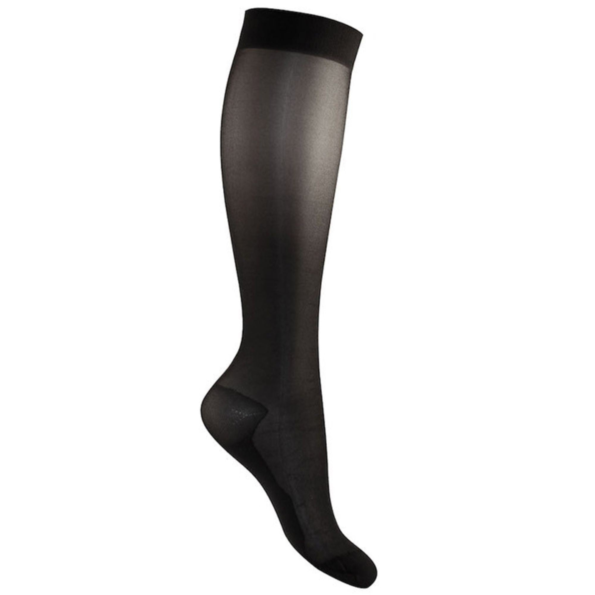 Support stockings extra thin black for swollen and tired legs 3-pack