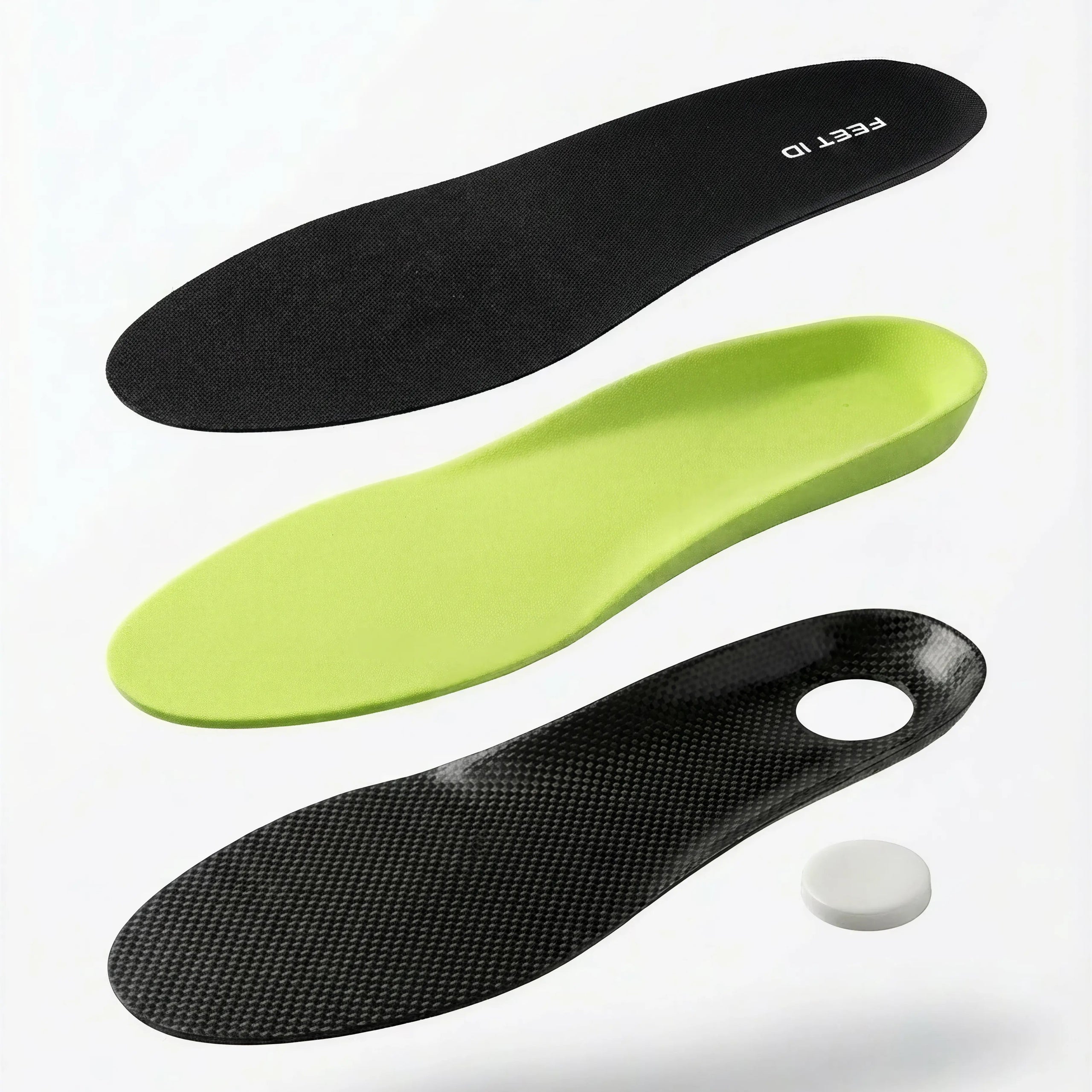 Carbon fiber insole Feet iD for hallux rigidus and hallux valgus