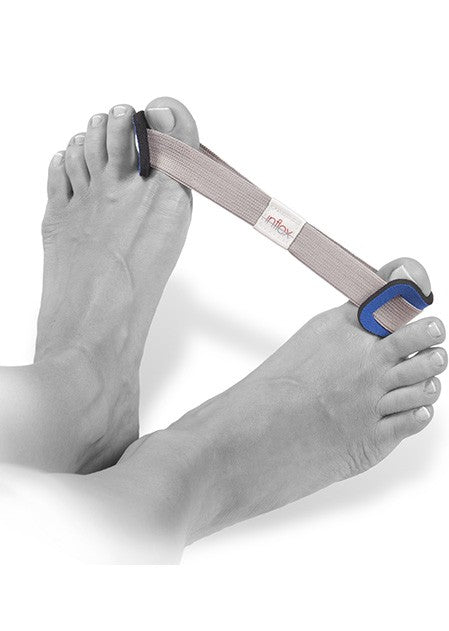 Aids for movement training for hallux valgus