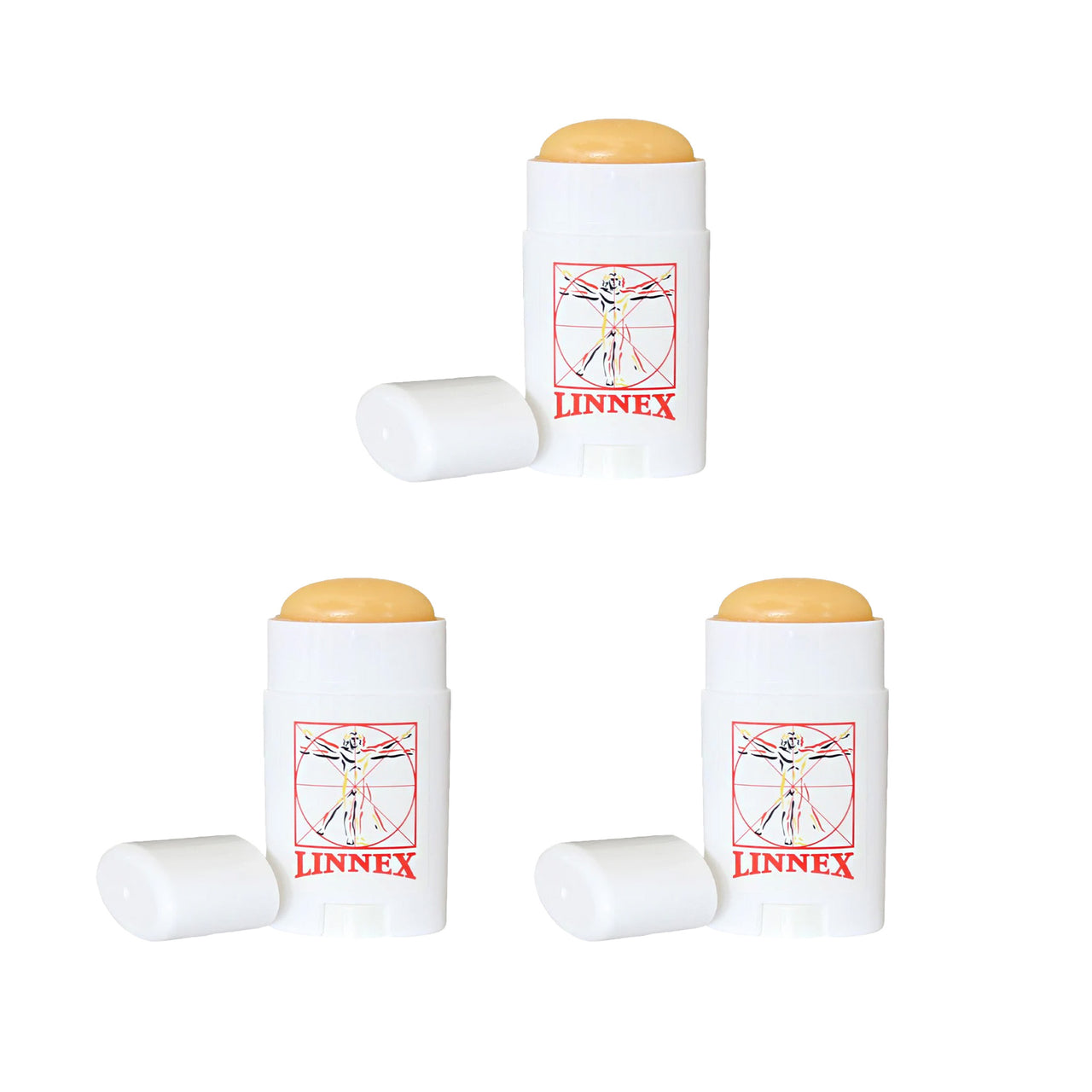 Liniment Linnex stick för muskel- och ledbesvär 3-pack