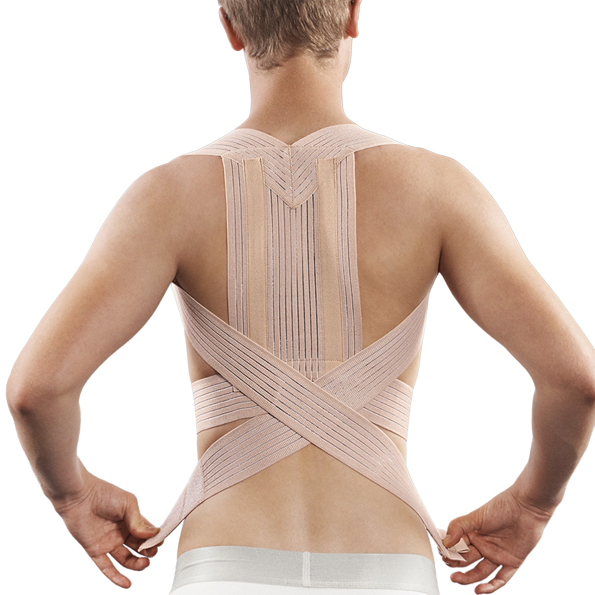 Stabilizing posture vest beige