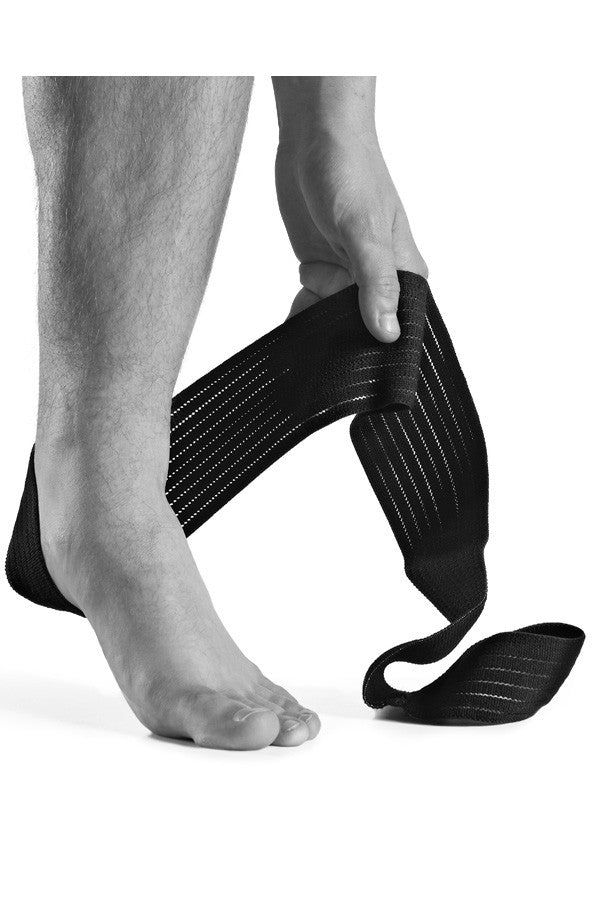 Eight-band ankle support for individual and easy stabilization