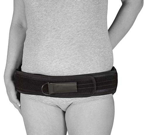 Symplus pelvic belt with individual adjustment