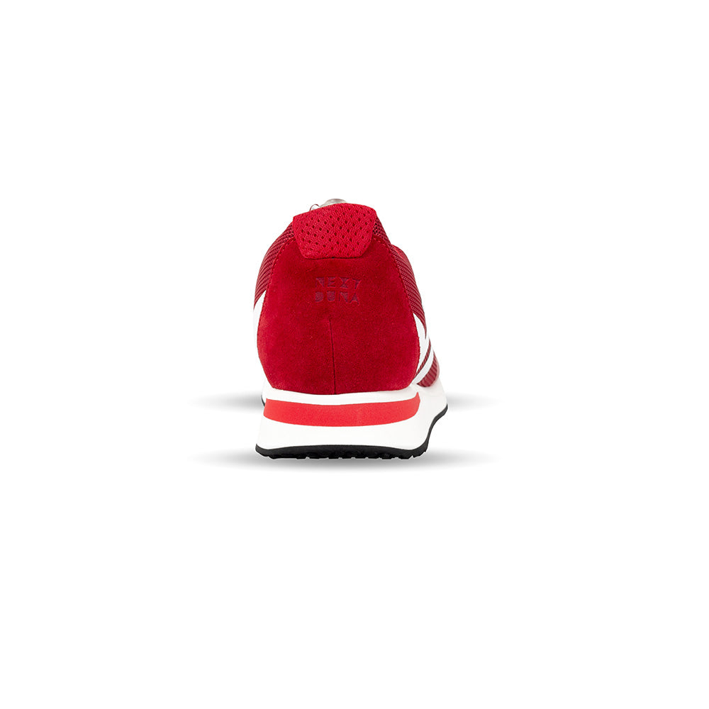 Eikon orthopedic women's shoe for stability and comfort in red/white