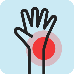 Skadeguiden, hand