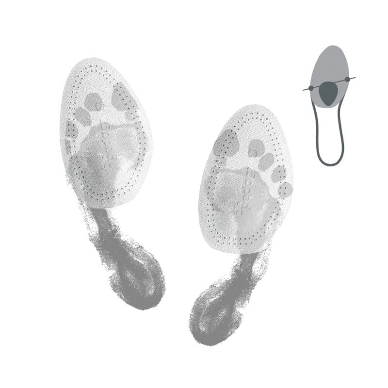 Galant forefoot support for relieving the front foot pad