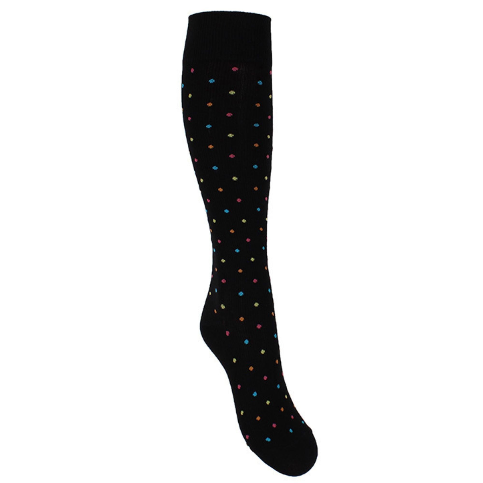 Support socks small dots for swollen and tired legs