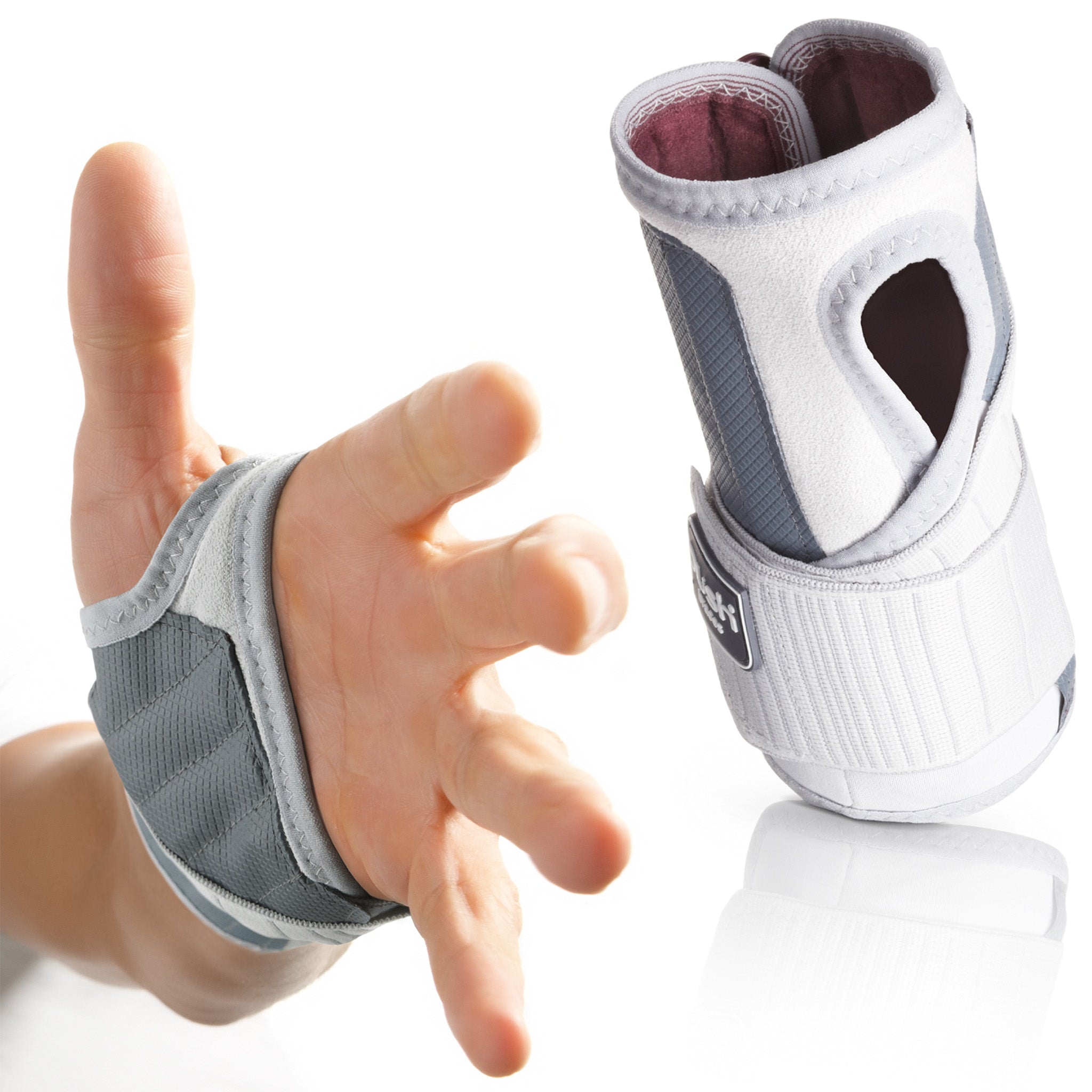 Wrist support Push Med with rails for relief and stability