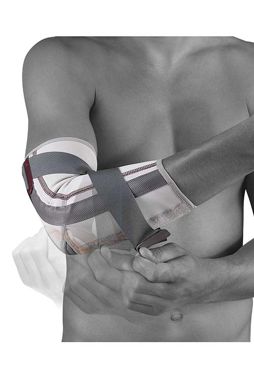 Elbow support Push Med for overextended elbow joint