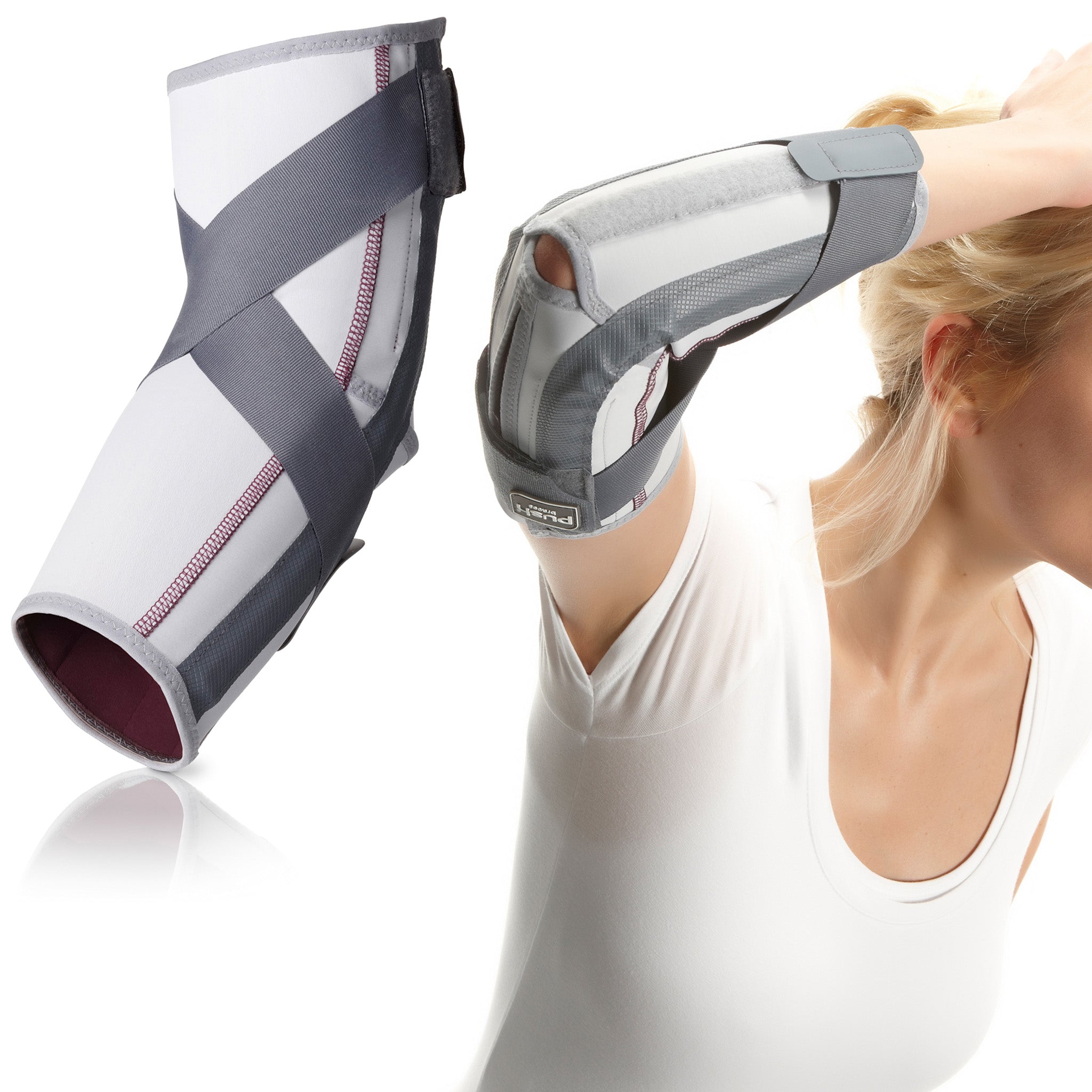 Elbow support Push Med for overextended elbow joint