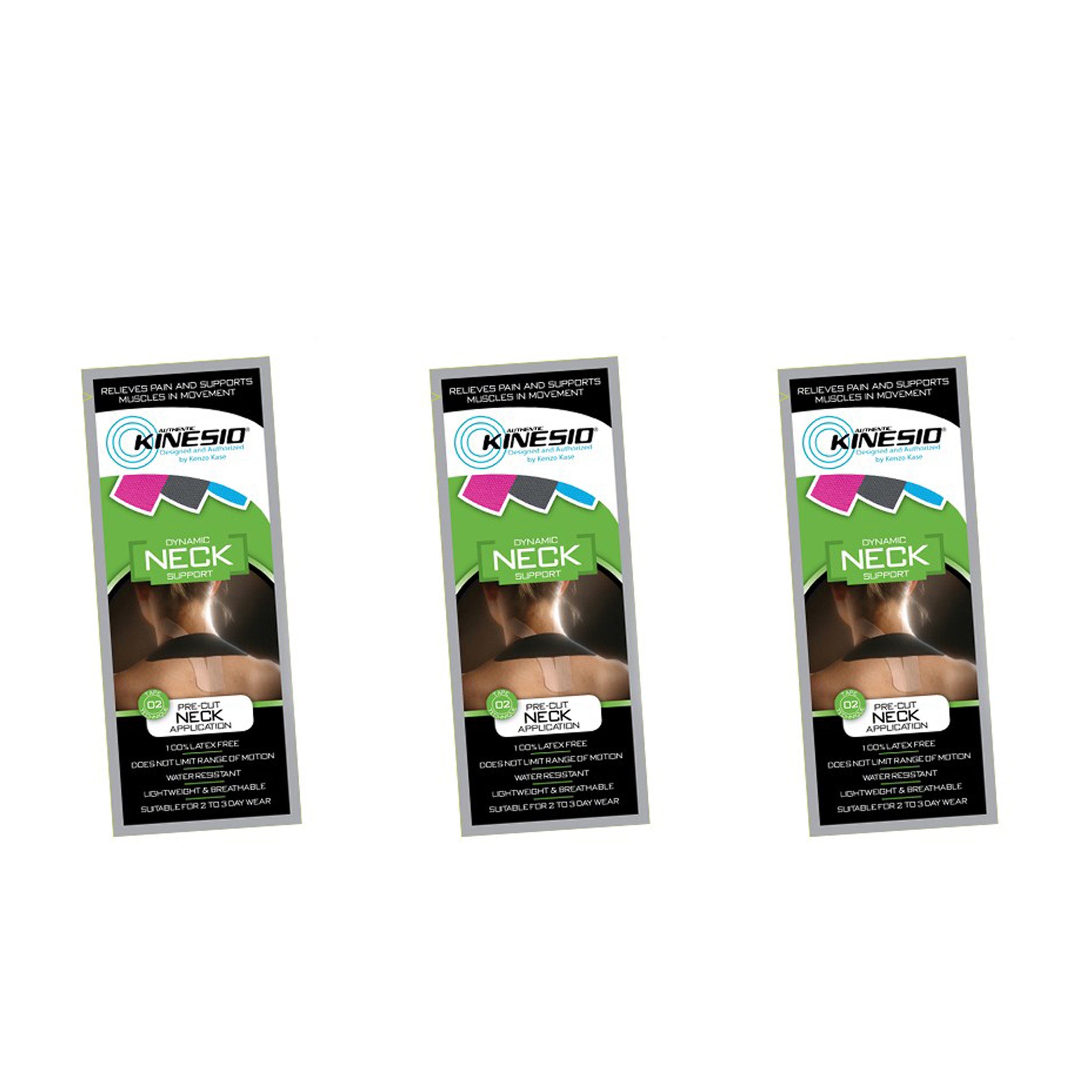 Kinesio tape Kinesio Tex Pre Cut neck 3-pack