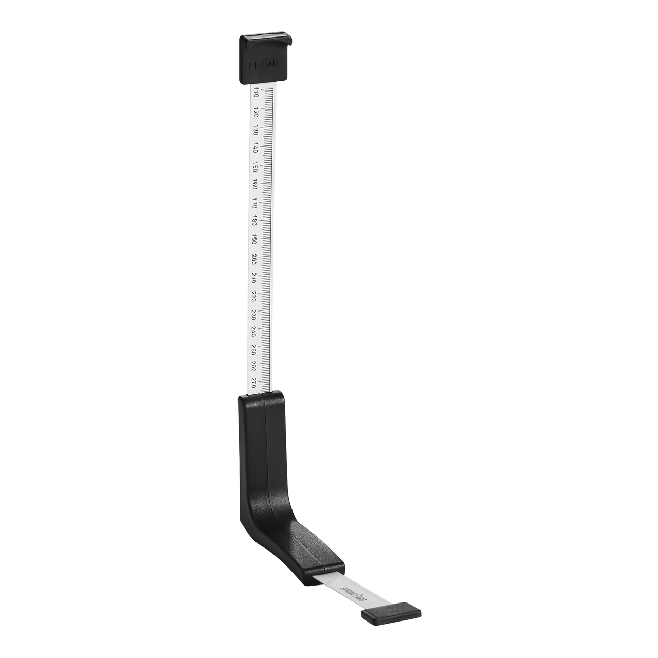 Foot length and shoe internal measurement gauge
