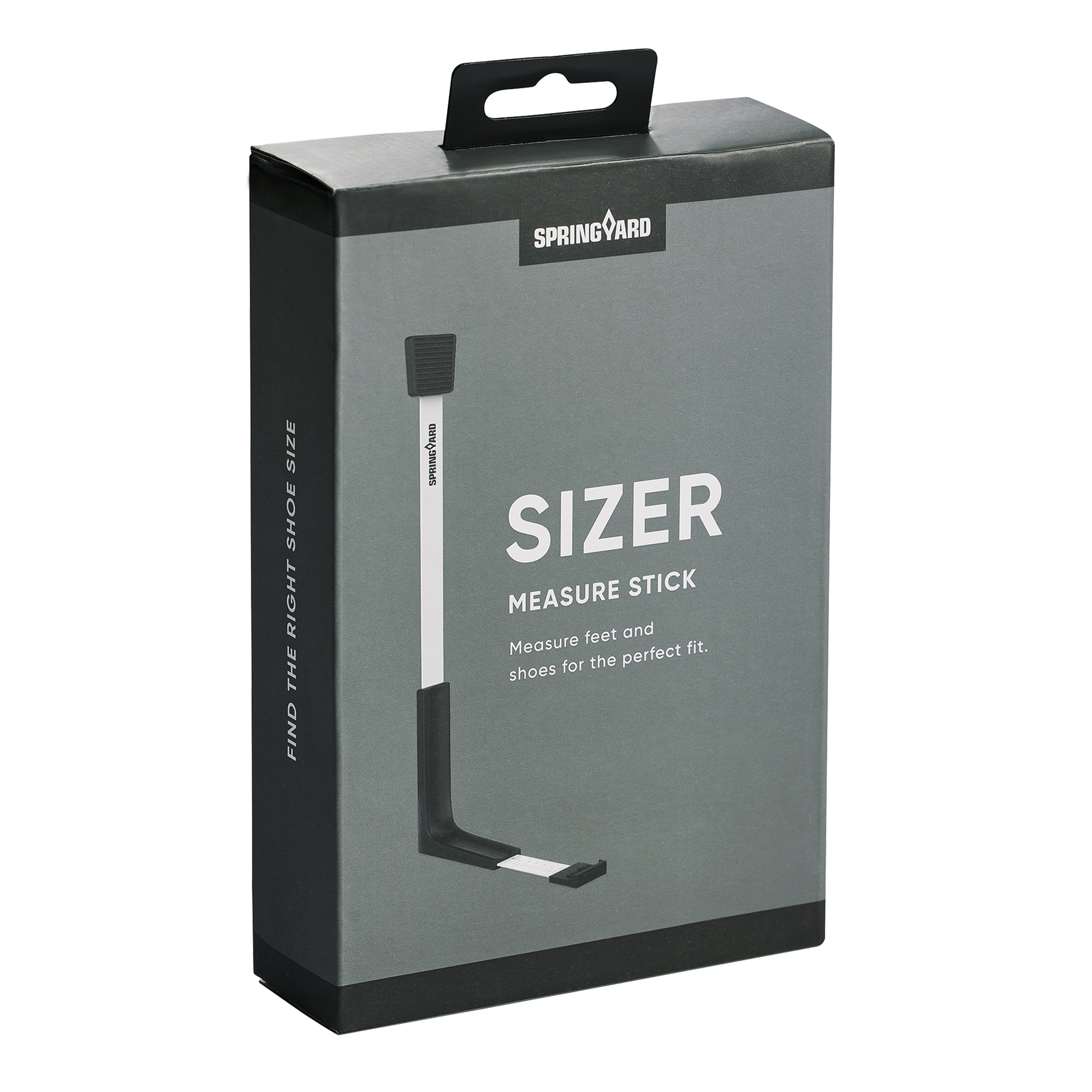 Foot length and shoe internal measurement gauge