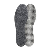 Felt insole with insulating aluminum base