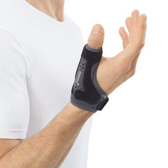 Thumb Support Dynamics with moldable splint and unhindered grip