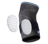 Dynamics Plus elbow protector with double-sided relief for tennis arm, golf arm and mouse arm