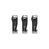 Elastic spiral shoelace black 3-pack