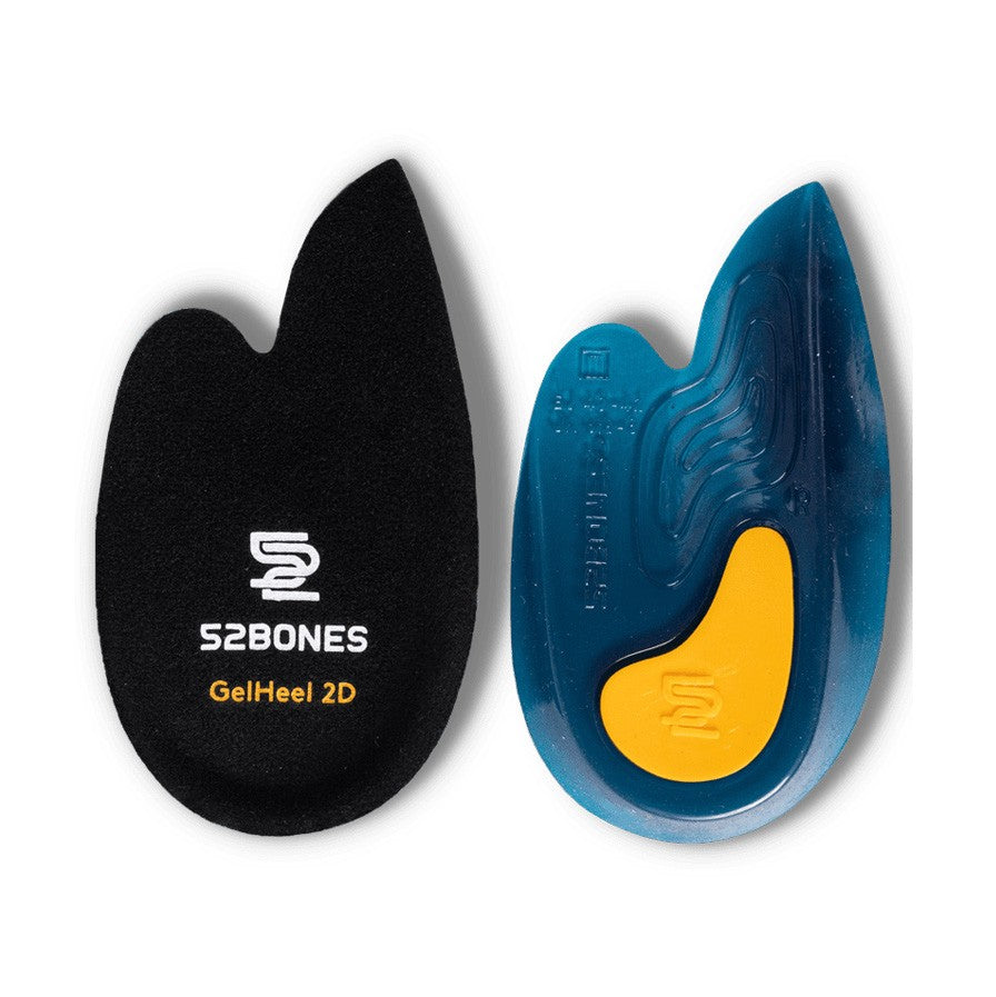 Gel Heel 2D heel cup with support and cushioning for the entire heel