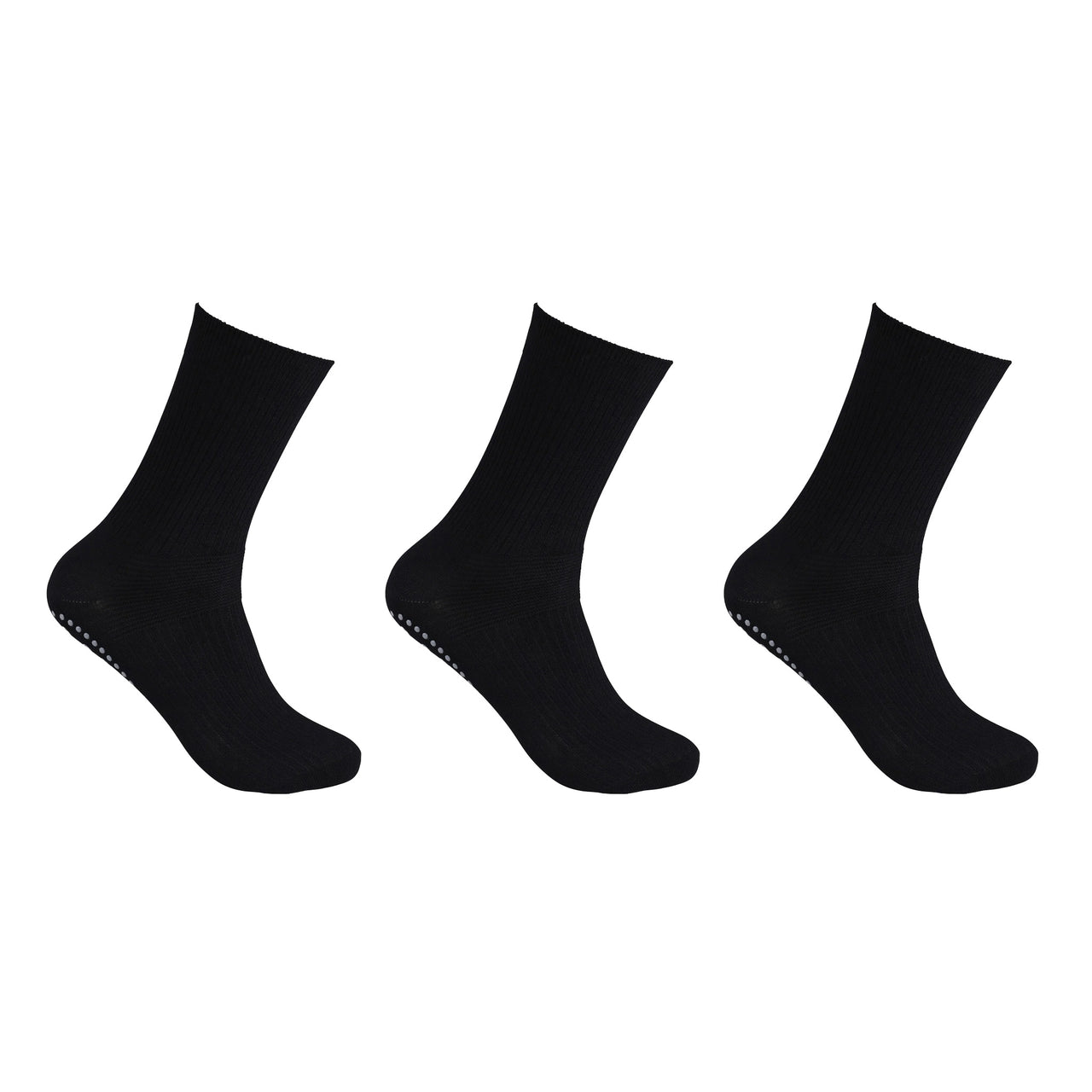 Socks with anti-slip for increased safety indoors 3-pack