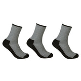 Striped socks with soft terry sole for sensitive feet and diabetics 3-pack