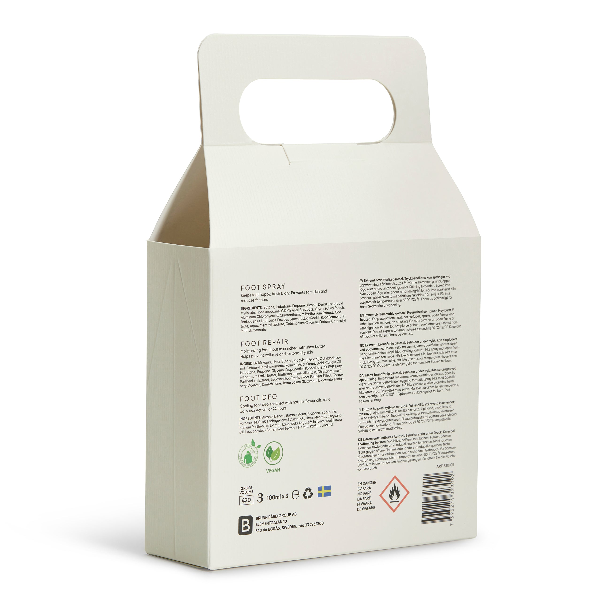 Kit for fresh and smooth feet