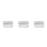 Leather heel grips, gentle protection against shoe chafing, 3-pack