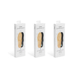 Leather insole with arch and forefoot support 3-pack