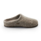 Wool slippers Wool Mohair Seamless beige melange