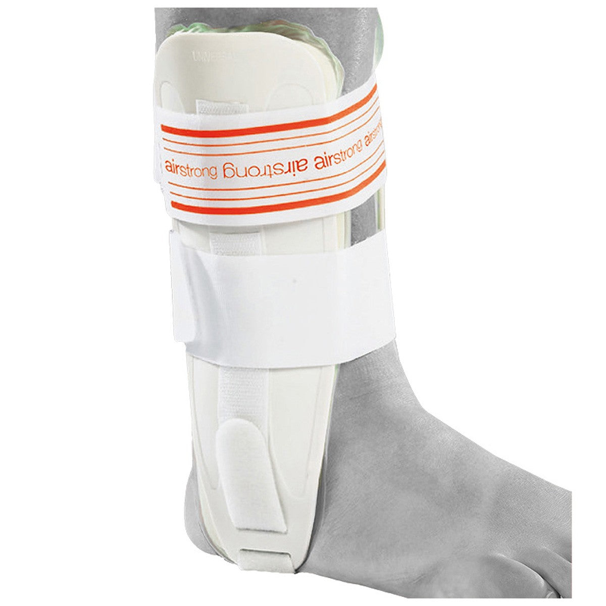 Airstrong ankle support for stabilization of acutely injured ankle