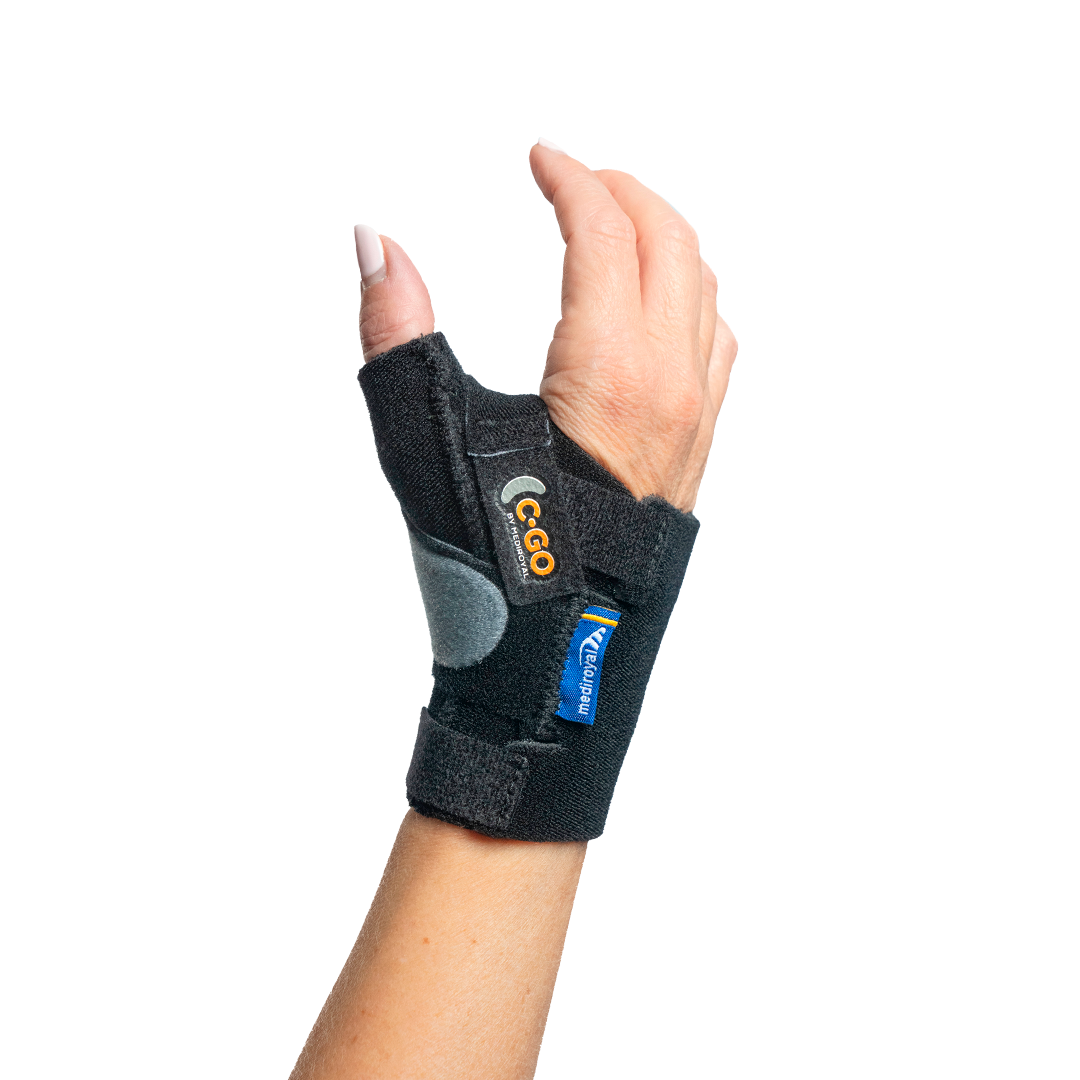 C-GO Thumb Support without splint with adjustable thumb strap for extra support