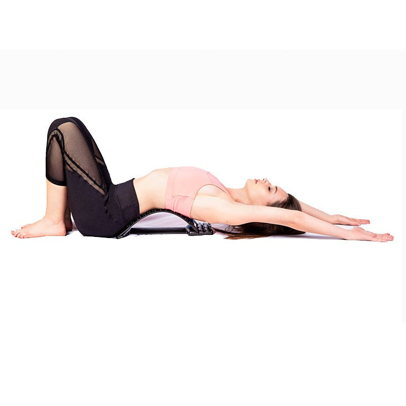 Back stretcher for relieving and relaxing the lower back