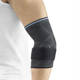 Dynamics Plus elbow brace with double-sided relief for tennis arm, golf arm and mouse arm