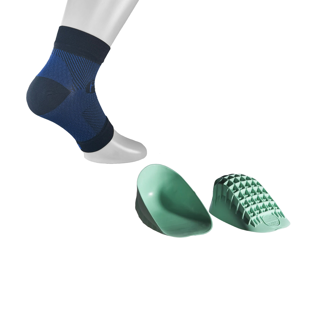 Kit for heel spur with compression socks & heel cup