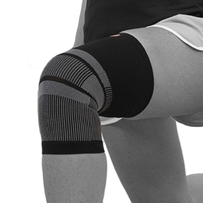 Orthoself knee brace with light compression for extra support and flexibility