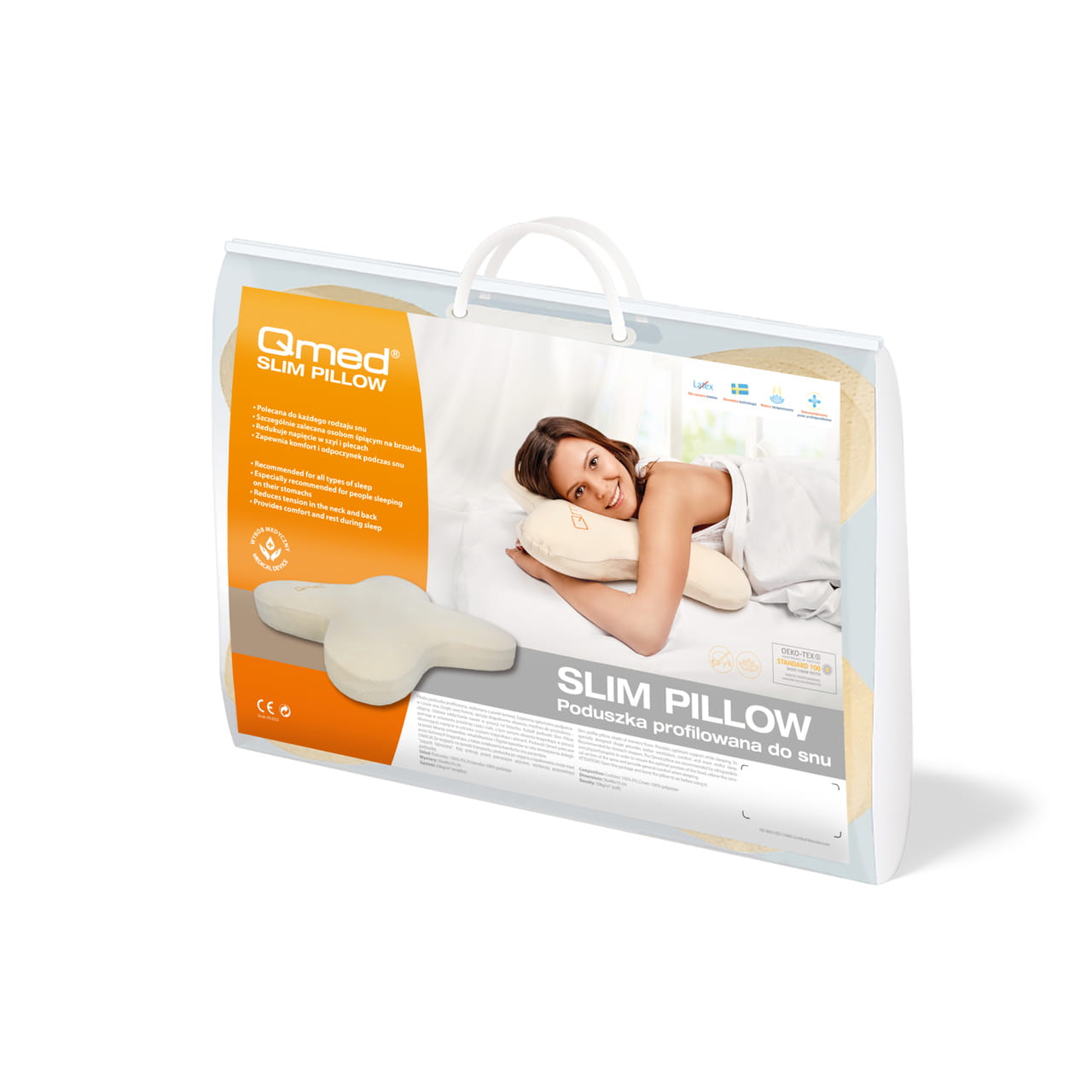 Neck pillow Slim for stomach and side sleepers