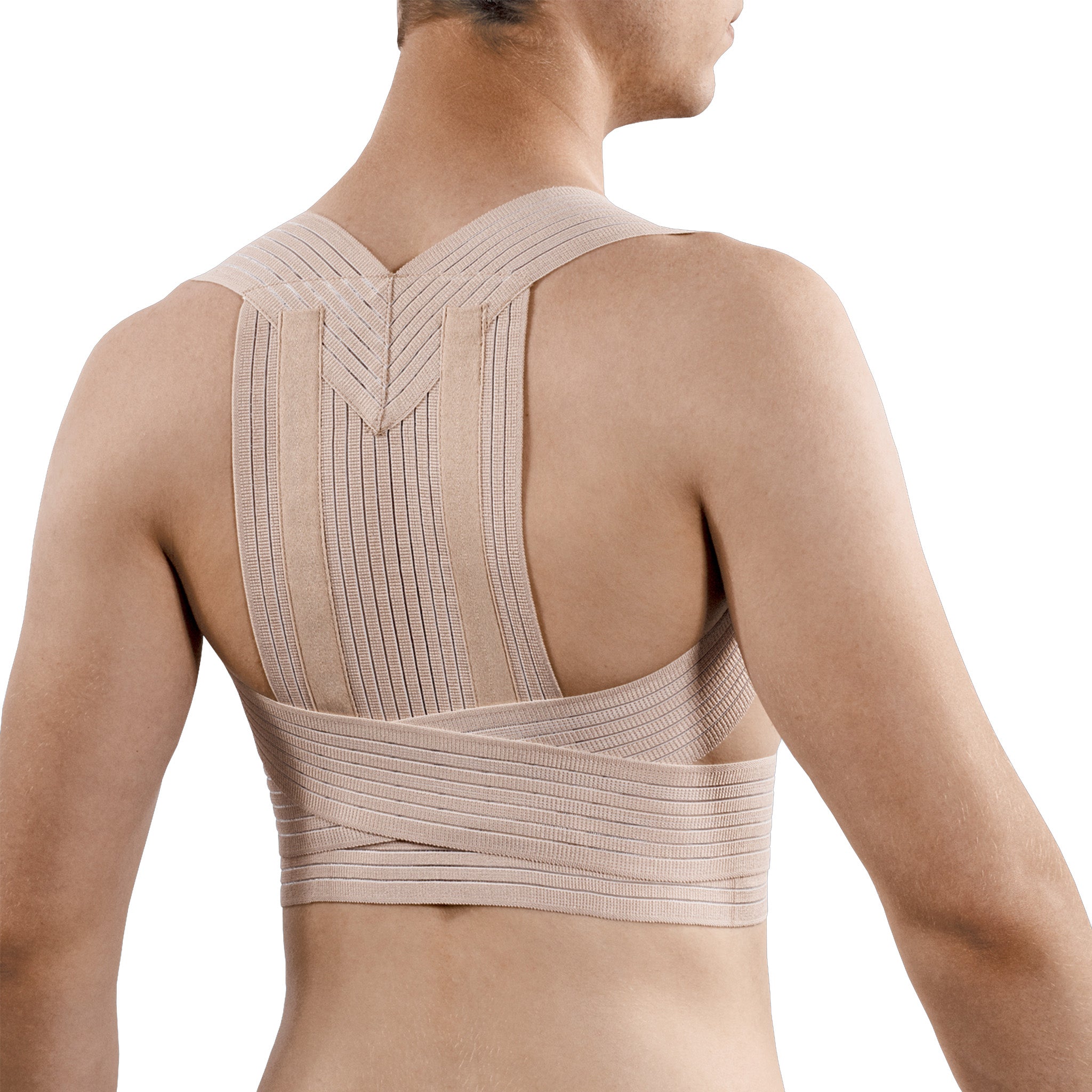Stabilizing posture vest beige