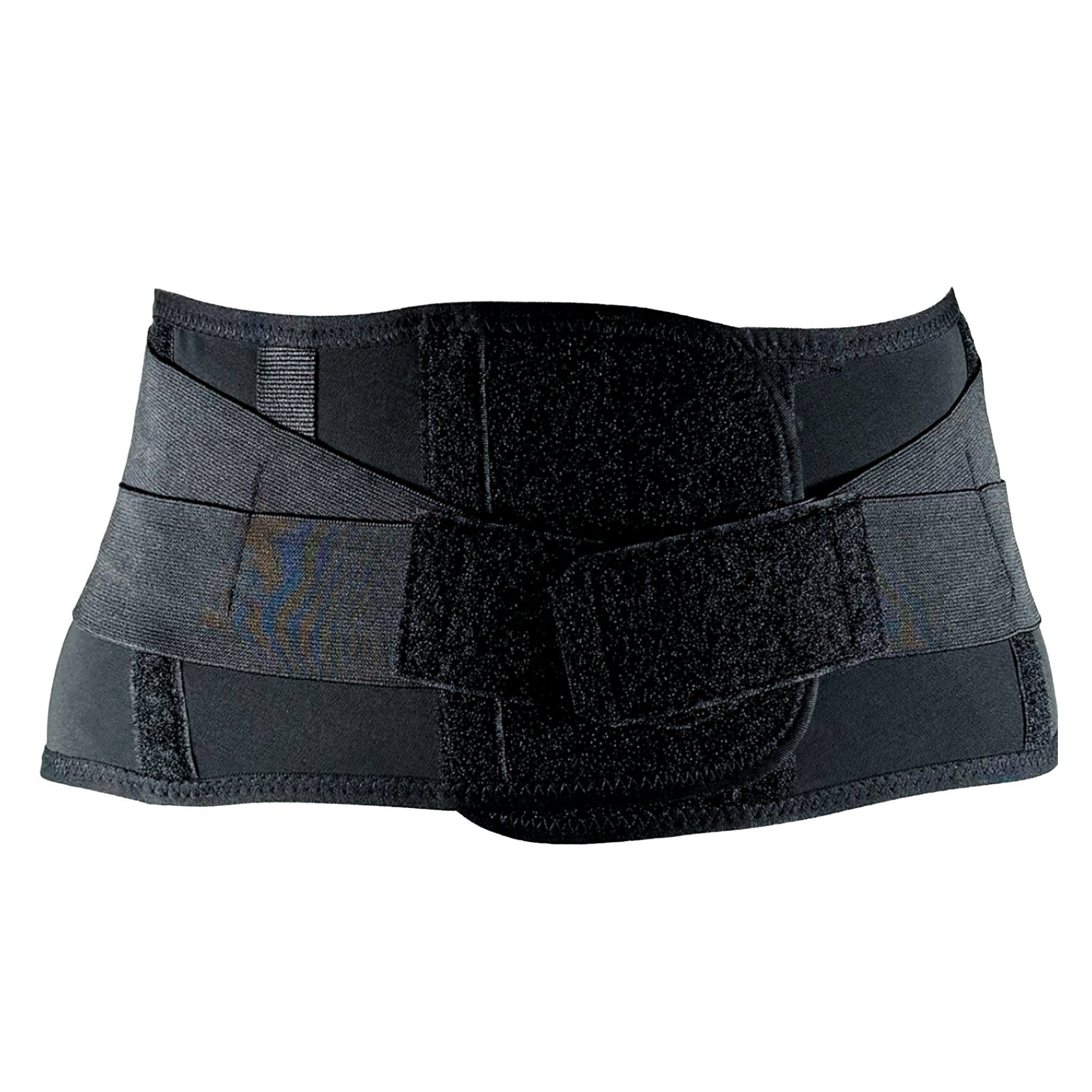 Back brace in a smooth low model for the lumbar spine