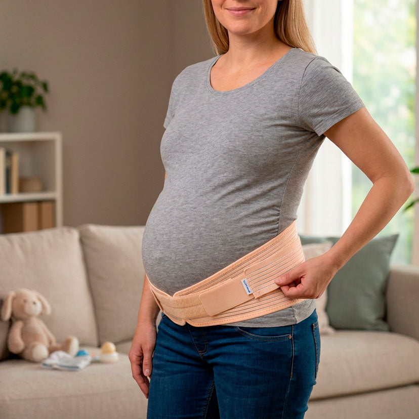 Sacro-X pelvic belt for pregnancy and pelvic stabilization
