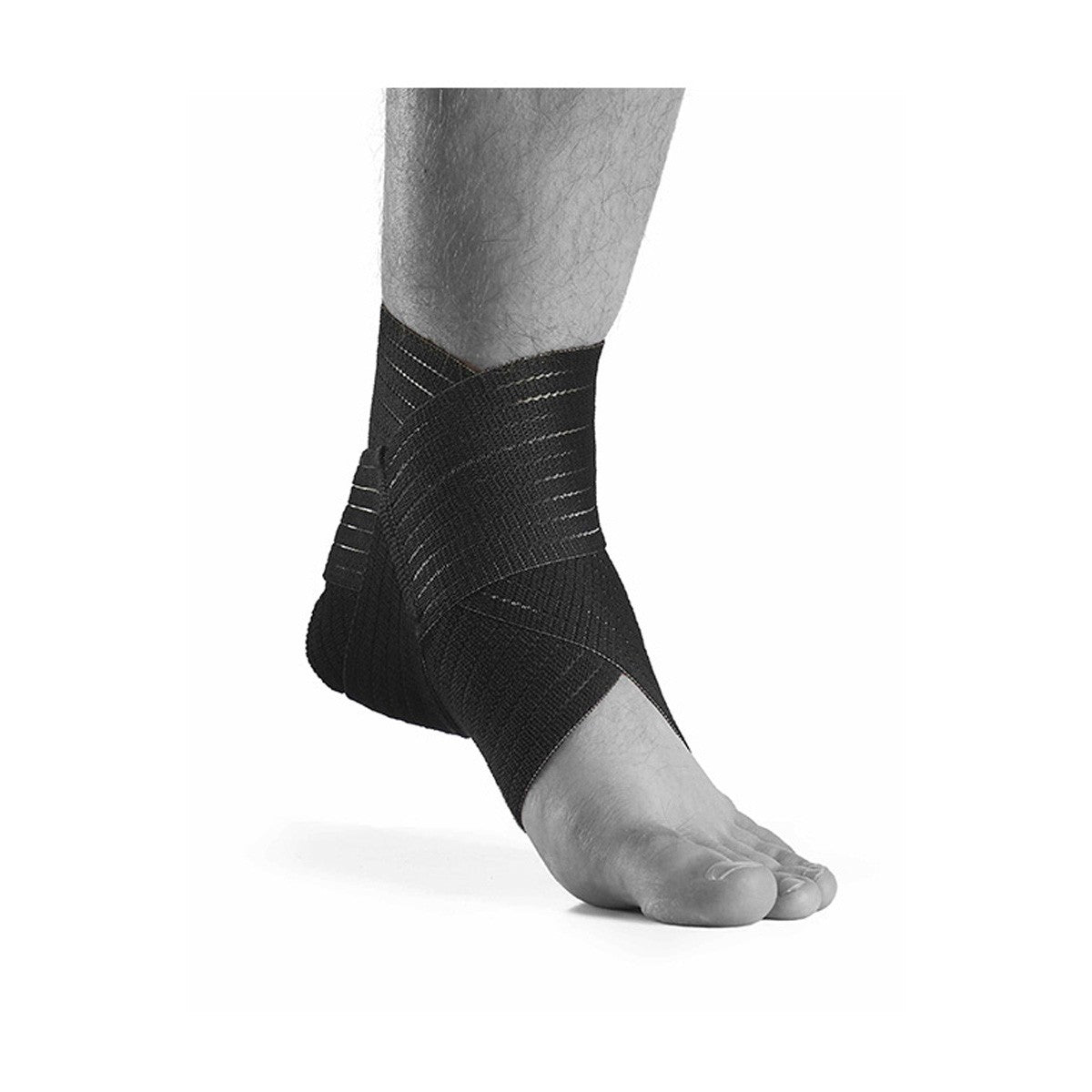 Eight-band ankle support for individual and easy stabilization