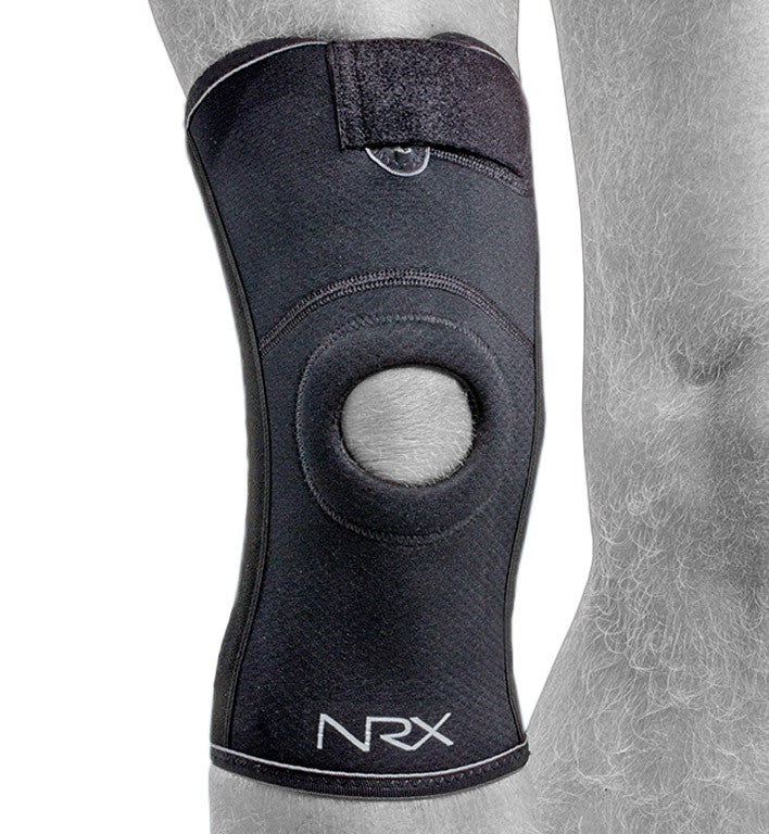 Knee pads NRX with open kneecap for relief and comfort