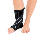 Drop foot support for optimal walking comfort barefoot and in shoes with drop feet